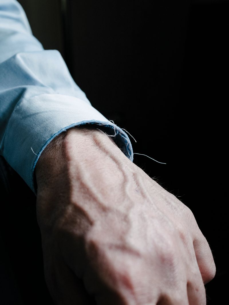 © Nick Somers - Protective shirt laced with metallic fabric.