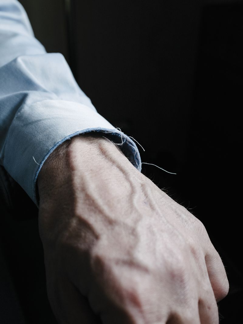 © Nick Somers - Protective shirt laced with metallic fabric.