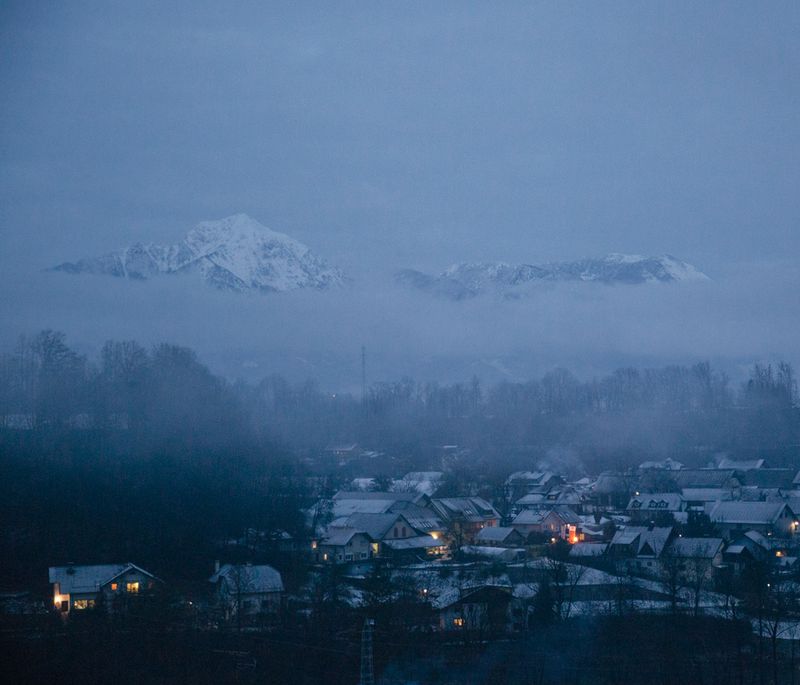 © Vladimir Zivojinovic - Image from the The First Serbian Ski jumper photography project