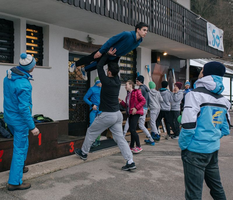 © Vladimir Zivojinovic - Image from the The First Serbian Ski jumper photography project
