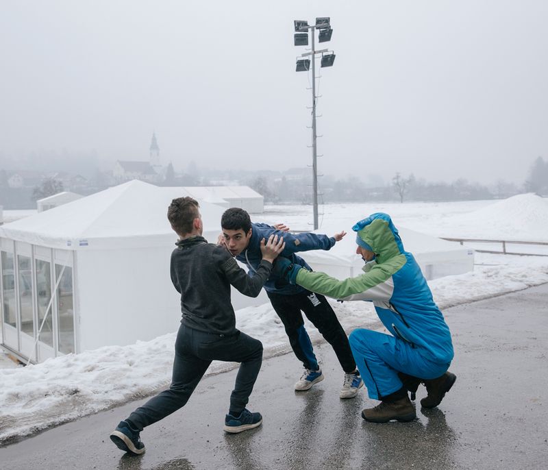 © Vladimir Zivojinovic - Image from the The First Serbian Ski jumper photography project