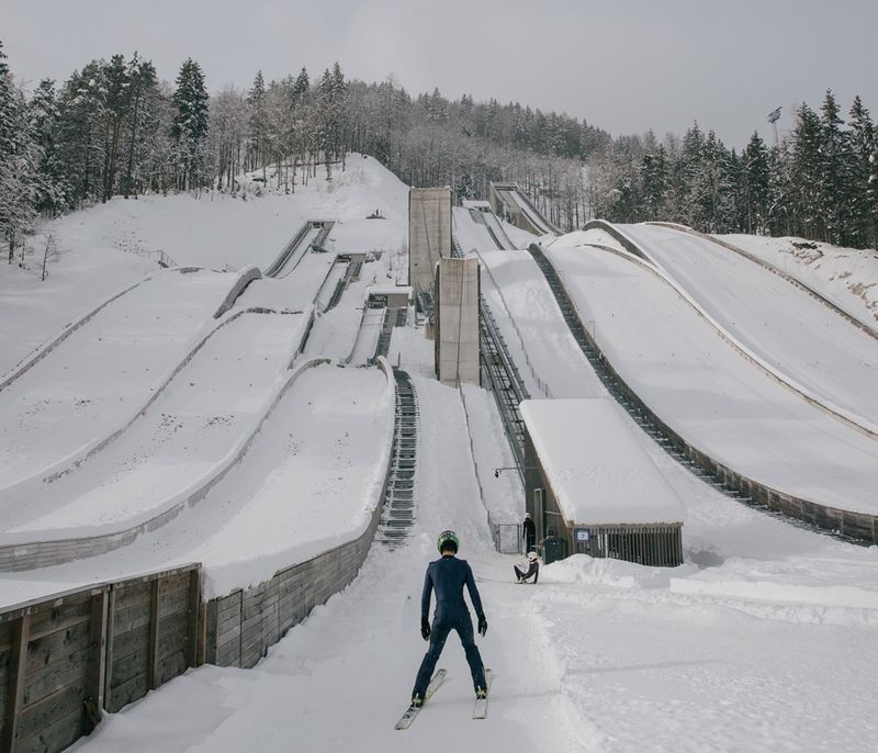 © Vladimir Zivojinovic - Image from the The First Serbian Ski jumper photography project