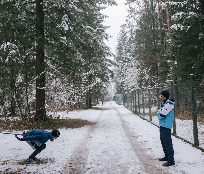 © Vladimir Zivojinovic - Image from the The First Serbian Ski jumper photography project