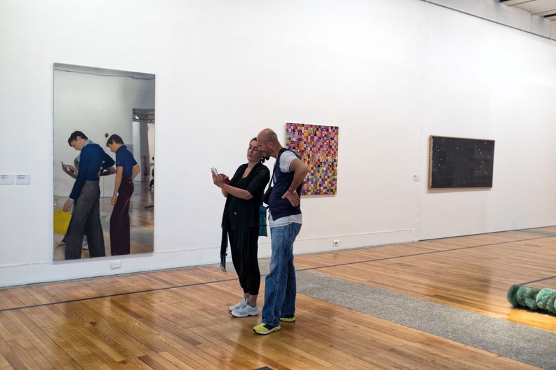 © José Reis - Cellphone mirror at the Centro Cultural de Belém in Lisbon, Portugal. (2017)