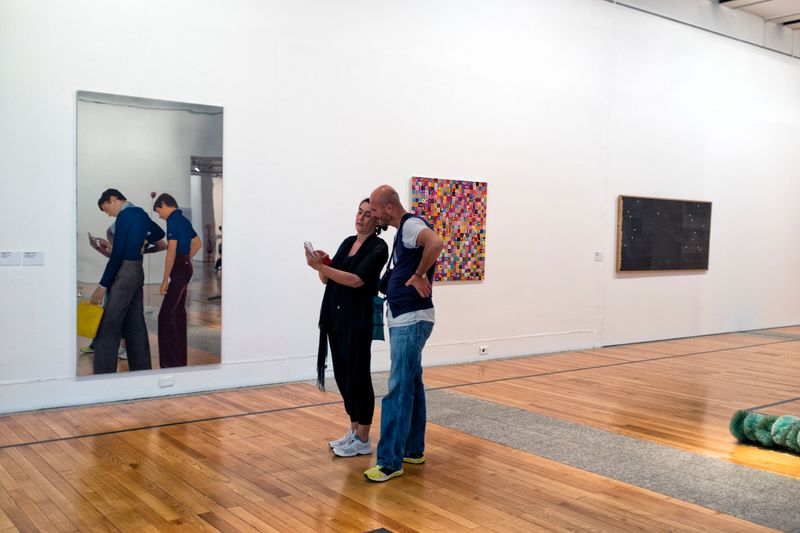 © José Reis - Cellphone mirror at the Centro Cultural de Belém in Lisbon, Portugal. (2017)