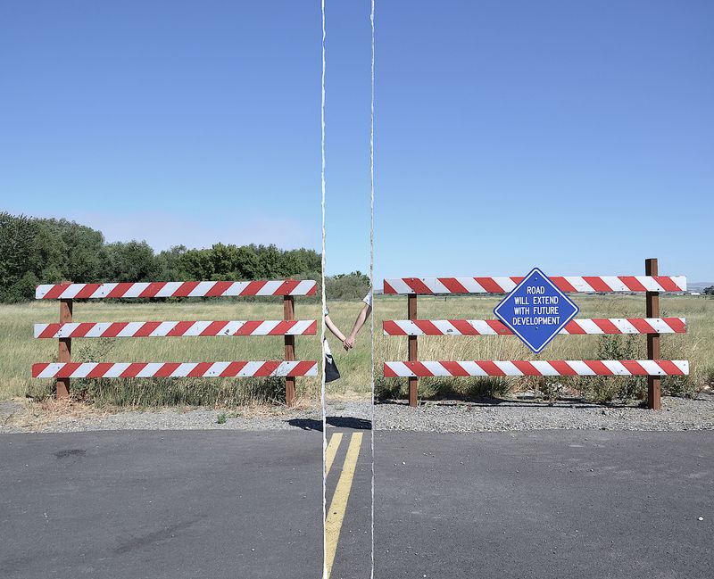 © Christian Nicolay - Nowhere Now Here No. 265 (Revised)Ripped Photograph14x172020-2024