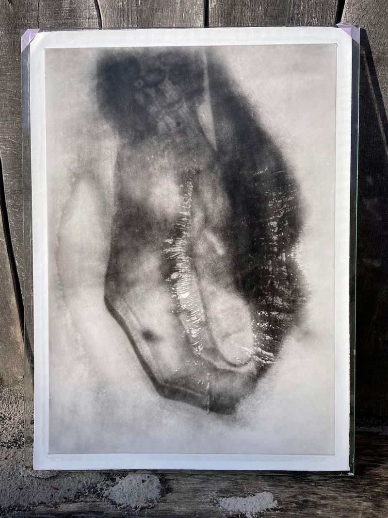 © Ben Mahler - Oilprint on 100% cotton paper. 70x50 cm. Unique print.