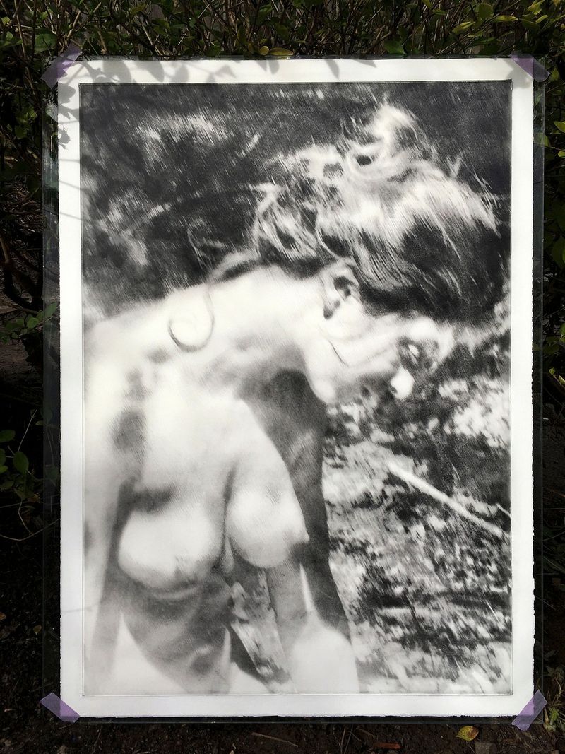 © Ben Mahler - Oilprint on 100% cotton paper. 70x50 cm. Unique print.