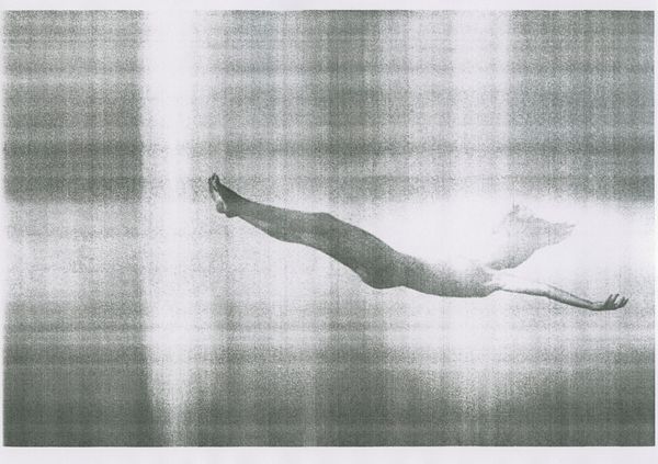 Ryan McGinley, Falling (Light Leak), 2013/2025. Photocopy by Aaron Stern © Ryan McGinley Studio