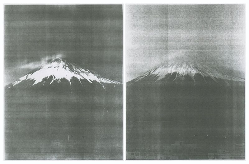 Takashi Homma, from the series Thirty-Six Views of Mount Fuji, 2023/2024. Photocopy by Aaron Stern, Takashi Homma