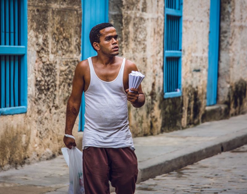 © Misha Wong - Carrying what he has.