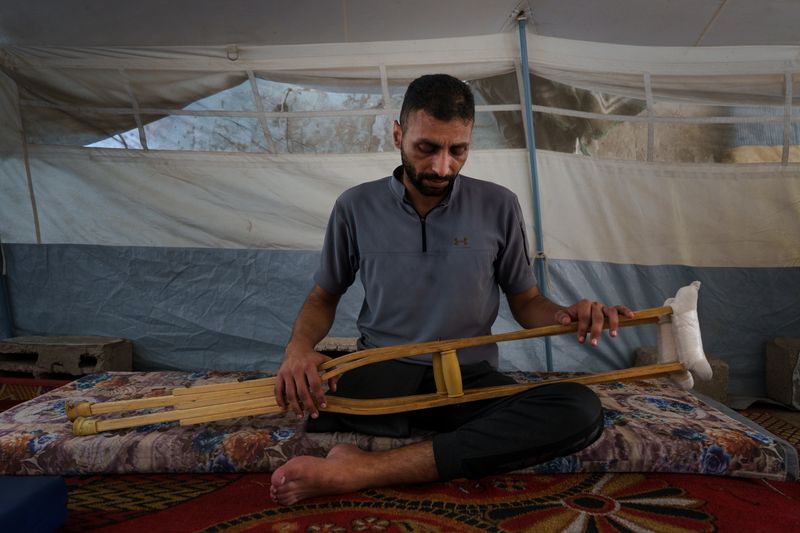 © Maxime Le Lijour - Image from the Gaza's amputees still wait for artificial limbs photography project