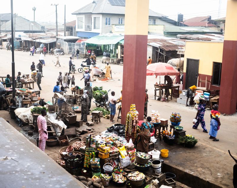 © Adegoke Kolawole - Wide, Bodija MorningBodija Market at the beginning of a trading day, Ibadan, 2025.