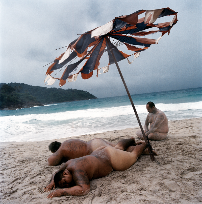 © steven xiao - Beach umbrella, Philip island, 2020