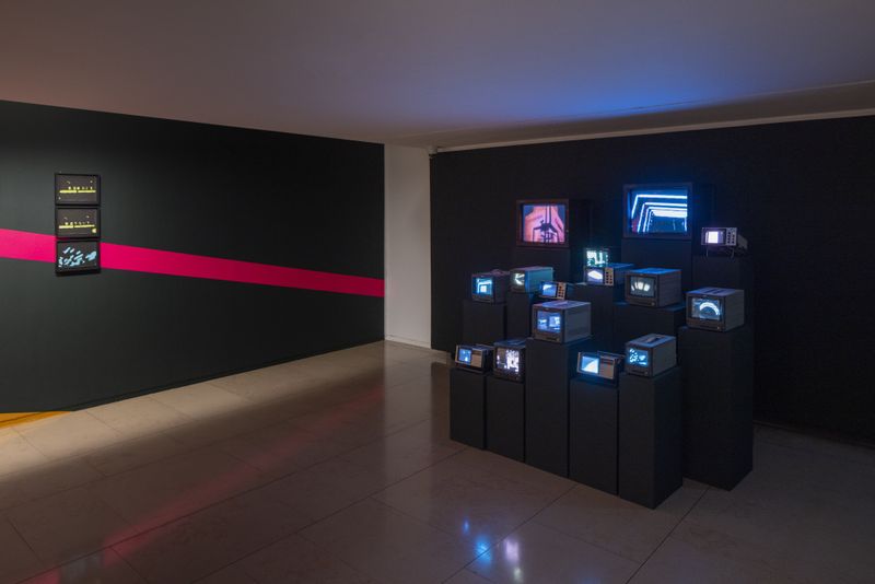 Exhibition view 'PXL CTY' by Antony Cairns at MEP – Maison européenne de la photographie, Paris, 2022. ©Tadzio