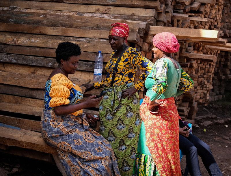 © Zahra Farajasri - Timber Market — Kigali, Rwanda, 2026 - Women working at the timber market in Kigali.
