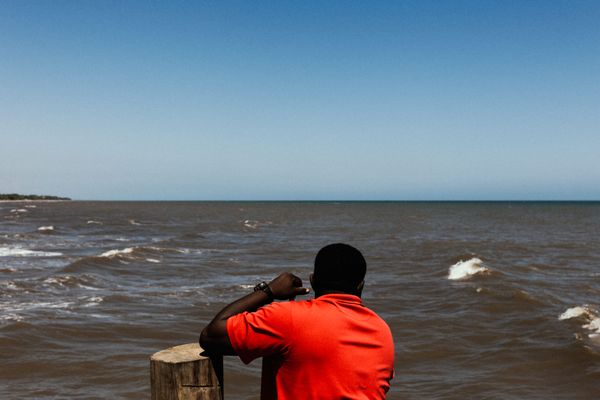 © Salvatore Caruso - “Jimmy” looks out at the sea, waiting for a boat to arrive.