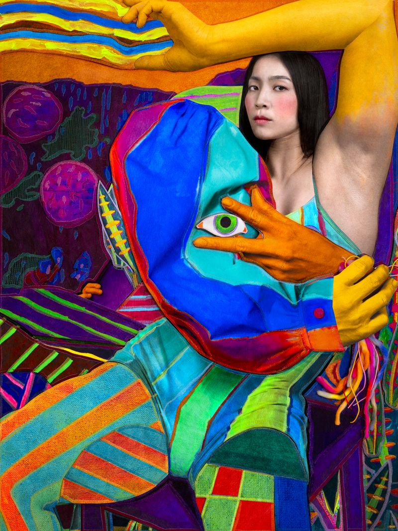 © Cooper & Gorfer - Striking Satoko, 2024mixed media collage / photographic work