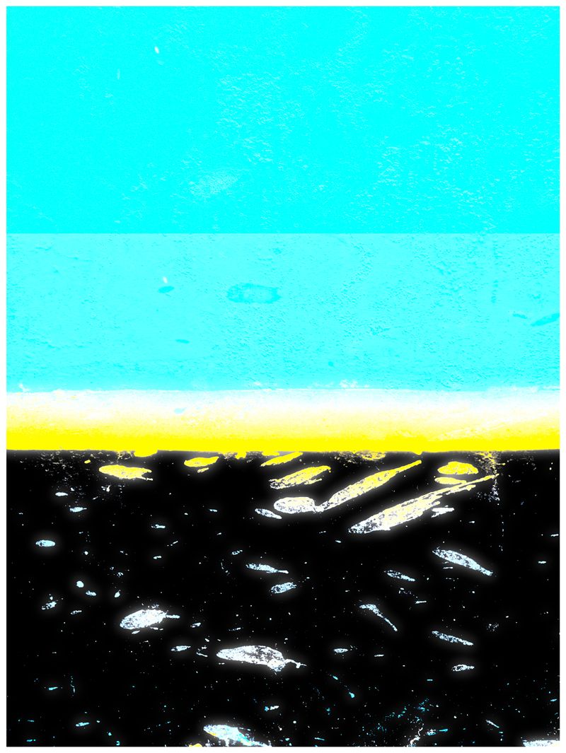 © Knut Friis - In memoriam Mark Rothko Mk. I #6 / Blue, White, Yellow, Black
