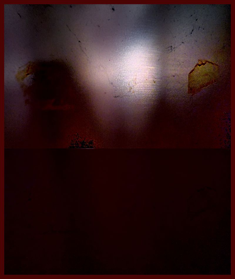 © Knut Friis - In memoriam Mark Rothko Mk. I #15 / Tainted Silver on Blood Red
