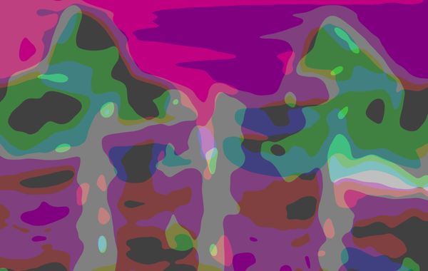 © Knut Friis - In memoriam Jackson Pollock Mk. I #1 / Aktion I (Robitussin)