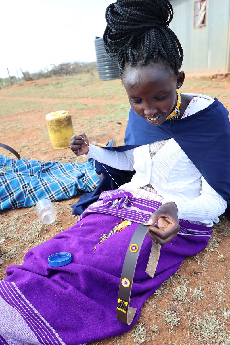© Victoria Day-Wilson - Image from the Kenyan beading – female tradition supporting communities photography project