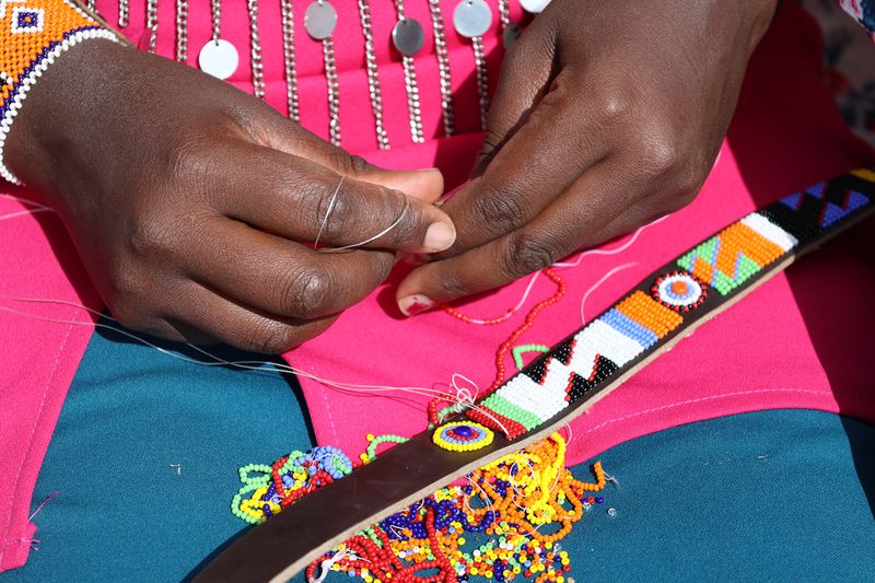 © Victoria Day-Wilson - Image from the Kenyan beading – female tradition supporting communities photography project