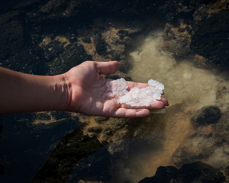 © Shannon Benine - Paʻakai (Sea Salt), Kalaupapa, 2016, 32 x 40 inches, archival inkjet print