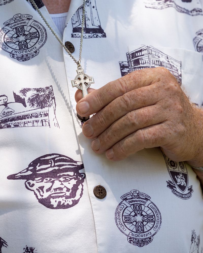 © Shannon Benine - Father Patrick Killilea, Kalawao, 2018, 40 x 32 inches, archival inkjet print