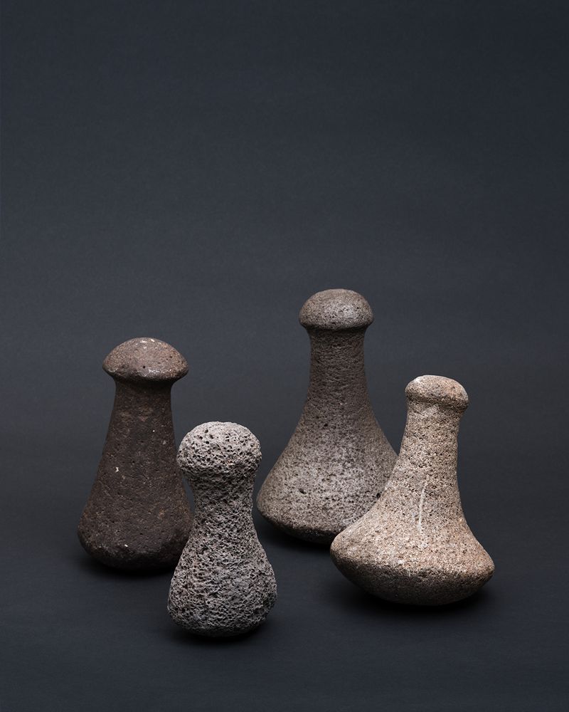 © Shannon Benine - Pōhaku Kuʻi ʻai (Poi Pounders), Kalaupapa Museum, 2016, 40 x 32 inches, archival inkjet print