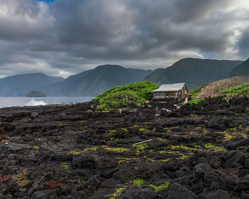 © Shannon Benine - Fisherman's House, Kalawao, 2015, 32 x 40 inches, archival inkjet print