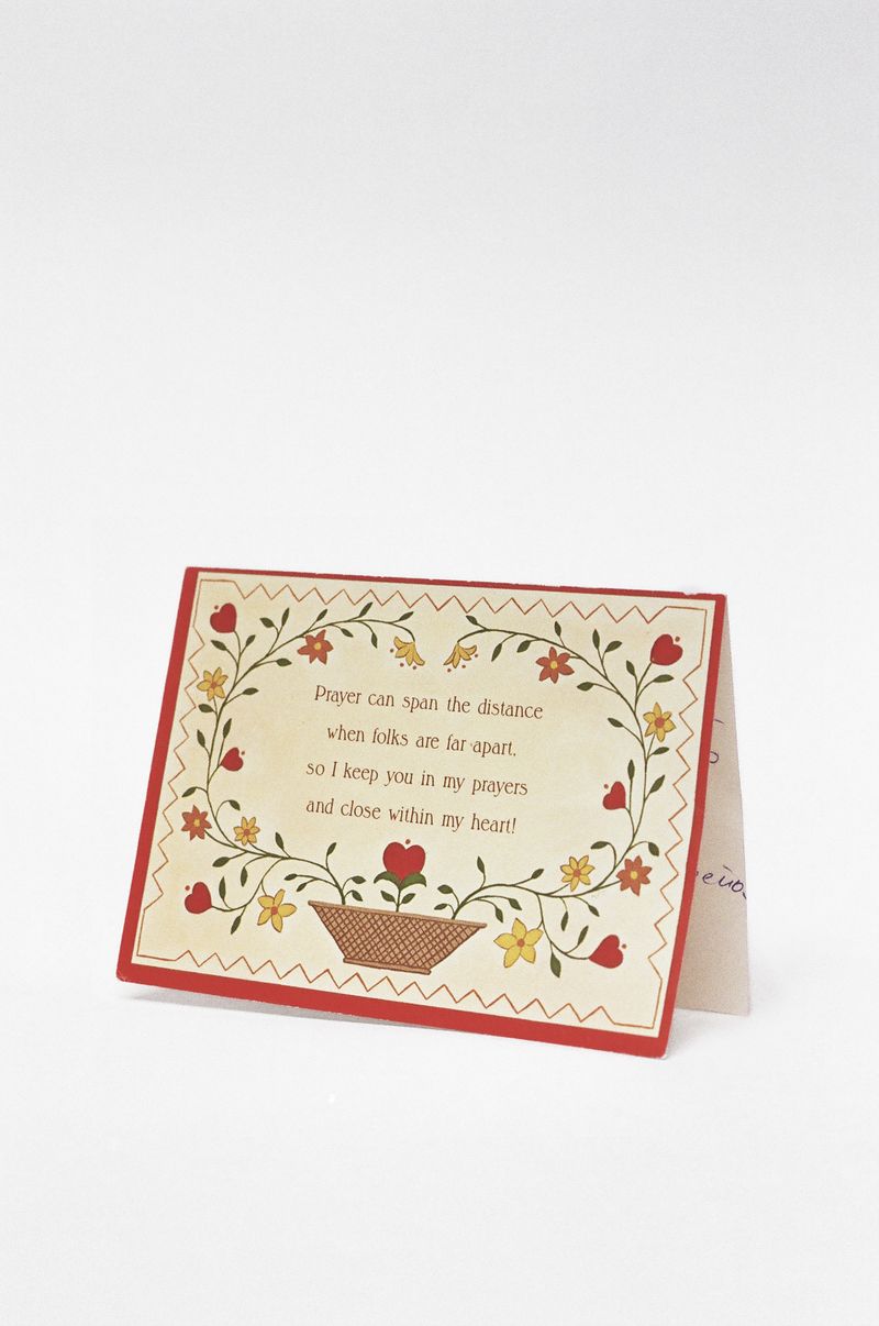 © Perla Bayona - Boxes, gifts, and postcards became substitutes for his presence.