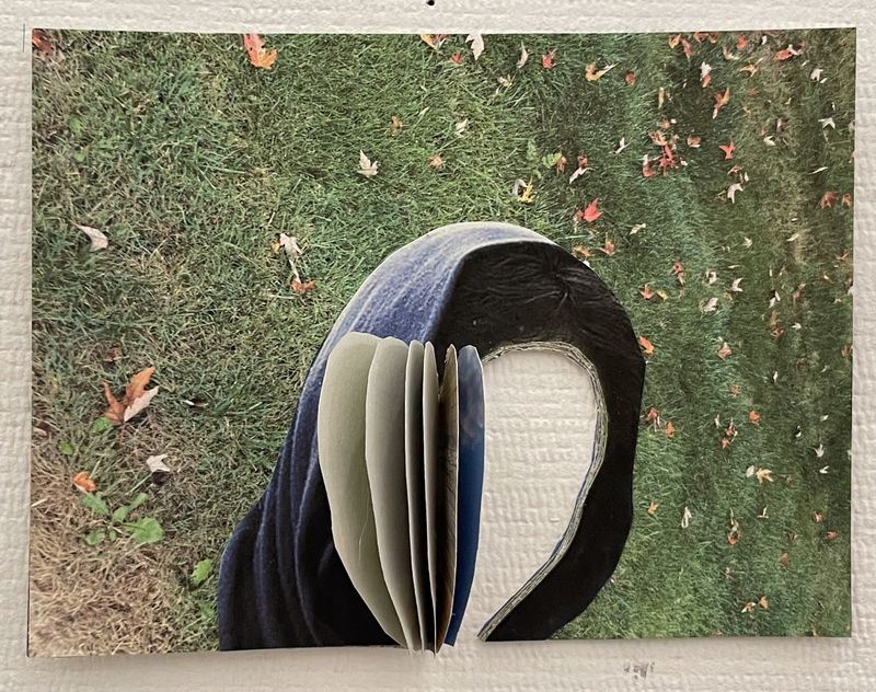 © Zahra Babaei - Did I Remove a Landscape, or Was I Removed from One? collage, 7x9", 2023