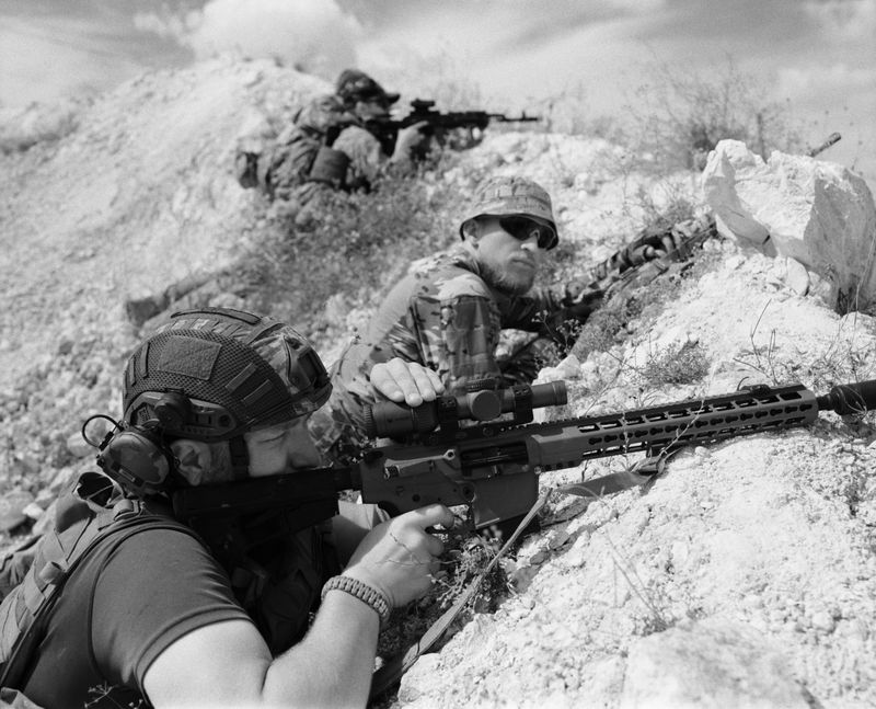 © David Hadland - Members of the 80th Air Assault Brigade training in Donbas, 2023