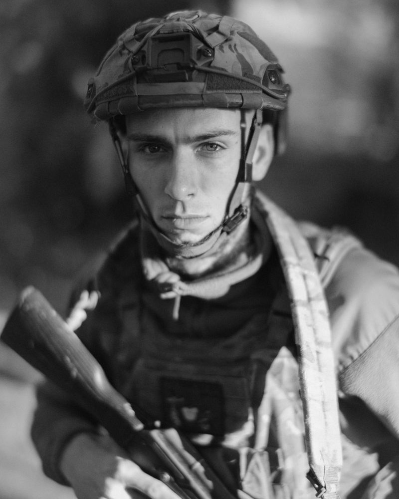 © David Hadland - Soldier from the 1st Presidential Operational Brigade near the frontline city of Kupiansk. 2025