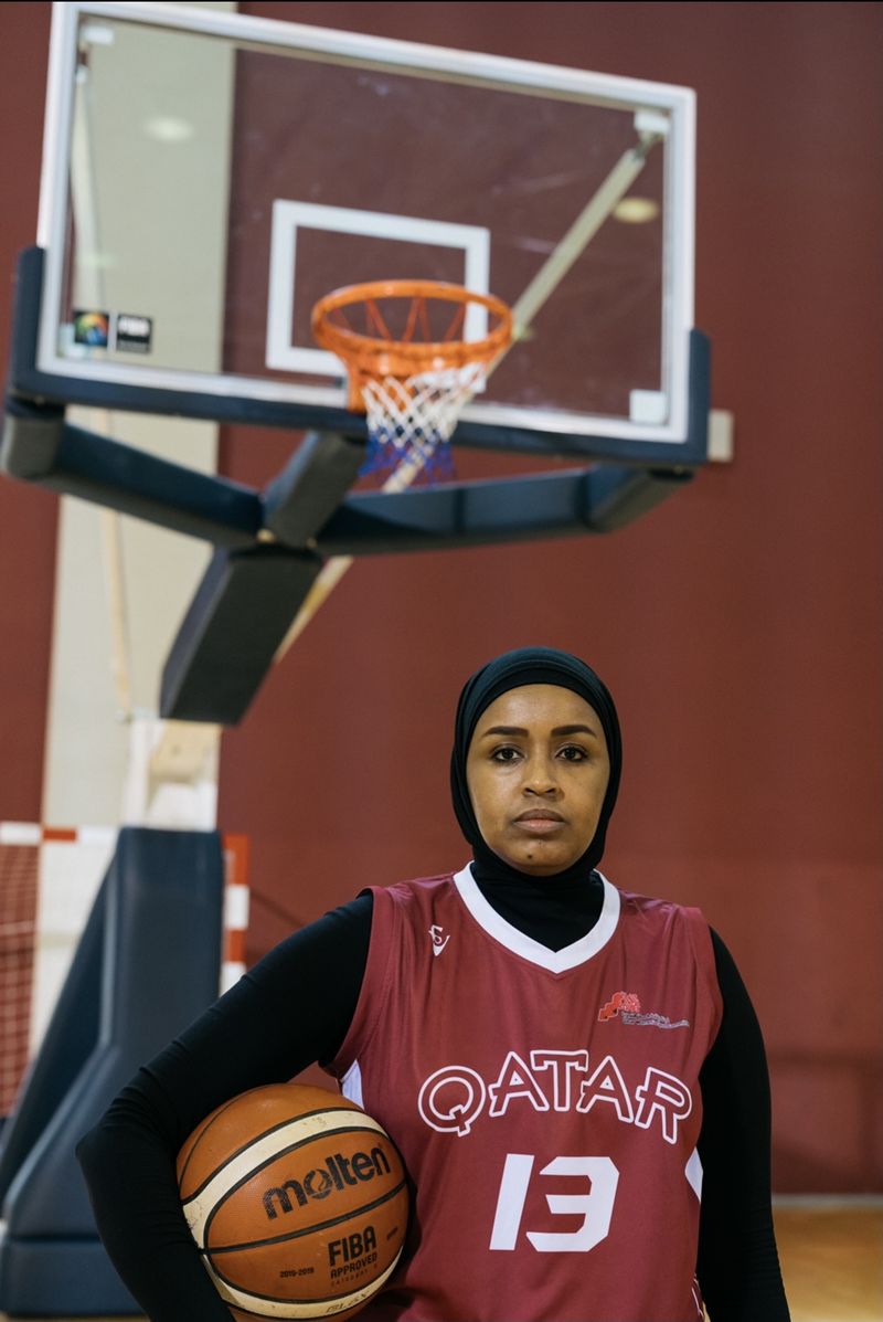© Adriane de Souza - Amal in her basketball player uniform