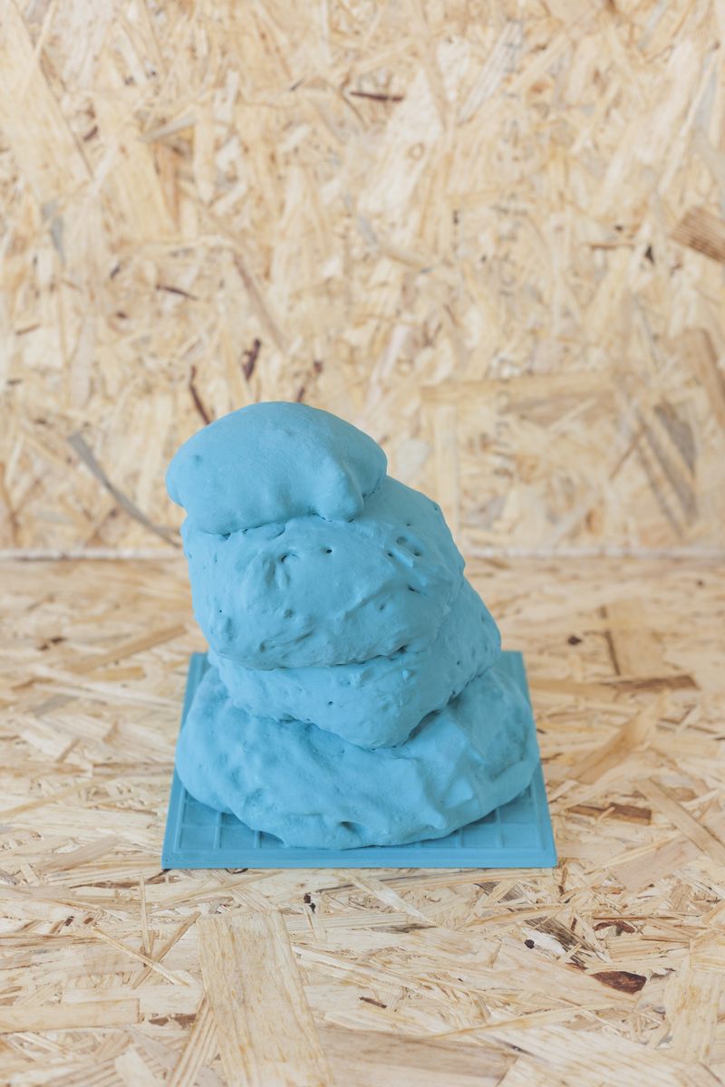© Lucija Rosc - I've created this sculpture with an old leftover tile from our basement and four layers of polyurethane foam.