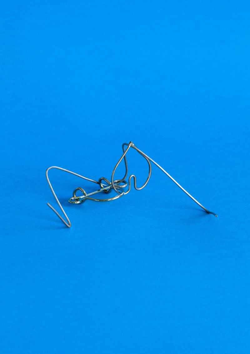 © Lucija Rosc - A metal brain teaser we used to play with/solve a lot in our family when I was a child.