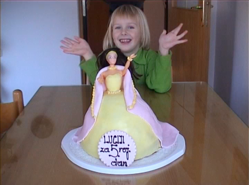 © Lucija Rosc - Lucija celebrating her 5th birthday, 2000