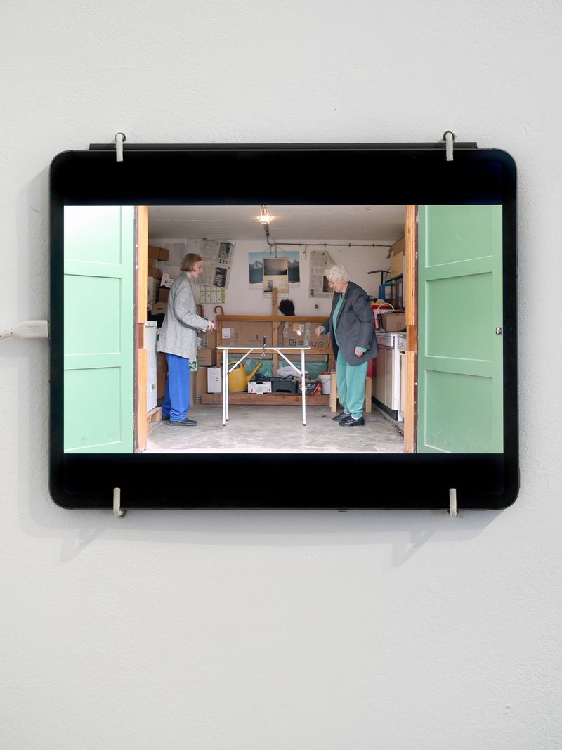 © Lucija Rosc - Me and my grandma playing table tennis (2020)