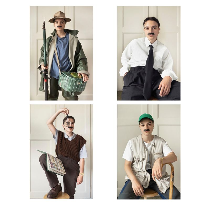 © Lisa Bertoldi - ©LisaBertoldi - Autoportraits Nonno Gianni, (testa dura), from Tenersi stretto, 2021