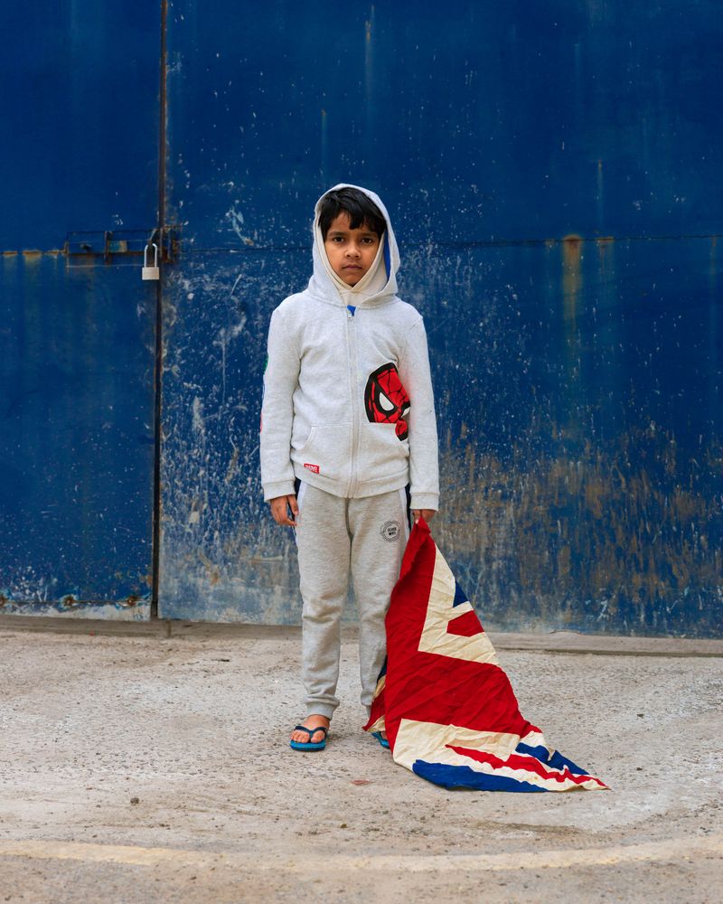 © Kavi Pujara - Boy with the Union flag, Hildyard Road, 2021