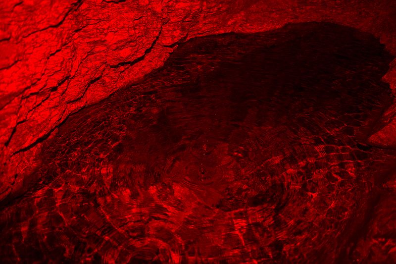 © Filippo Venturi - Detail of an abandoned mine in the mountains of the Antrona Valley, whose passage is flooded. Antrona Valley, 2021.