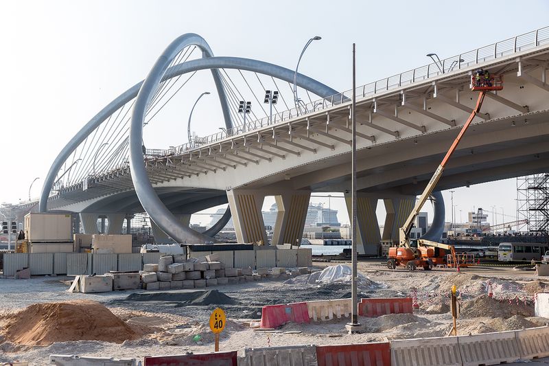 © Filippo Venturi - Construction site near the port area. Dubai, 2021.