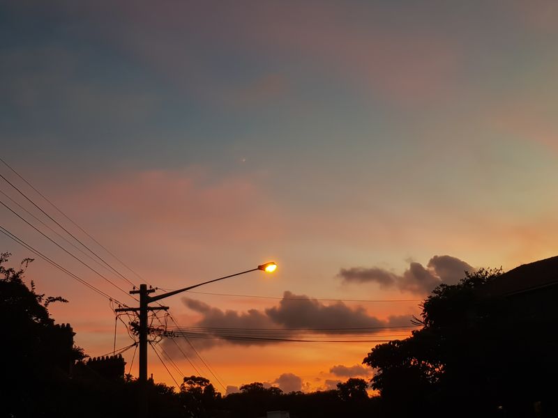© Emily Lindsay Brown - In lockdown, streetlamps light the way for no one.