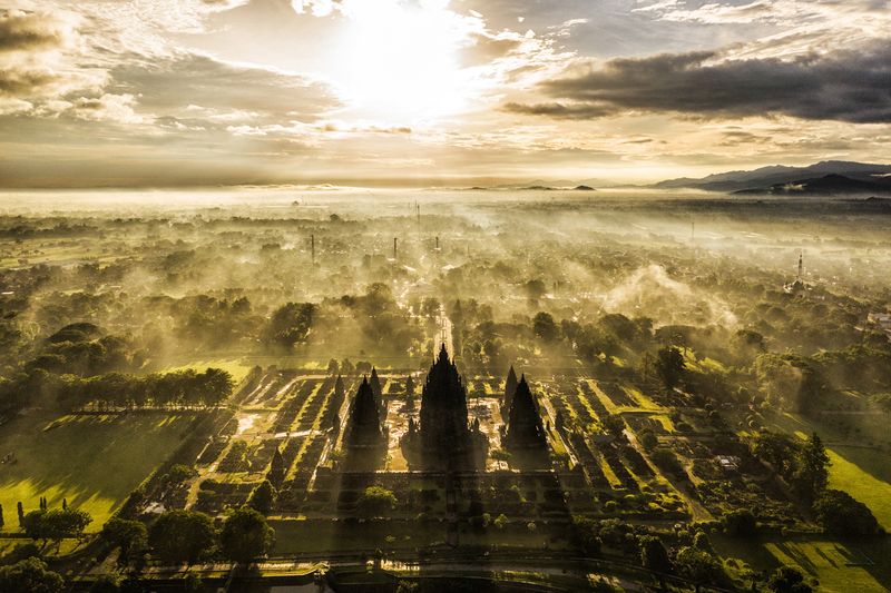 © Manolo Ty - The Prambanan temple during sunrise. It is one of eight UNESCO World Heritage Sites in Indonesia.