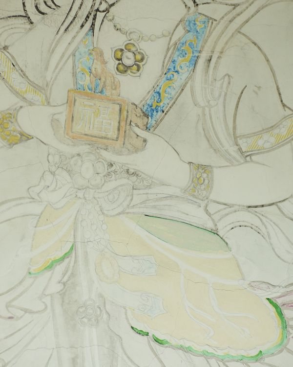 © YANG YANG - The murals in the Dragon Mother Temple.