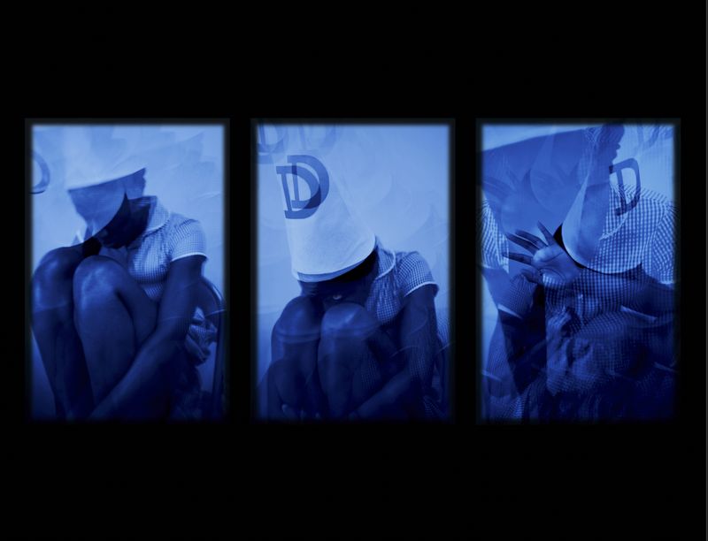 © Heather Agyepong - D is for...(Triptych) ego death, Commissioned by Jerwood Arts & Photoworks, 2022