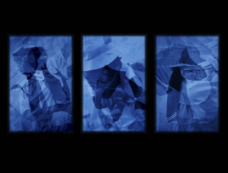 © Heather Agyepong - Only Pino (Triptych) ego death, Commissioned by Jerwood Arts & Photoworks, 2022