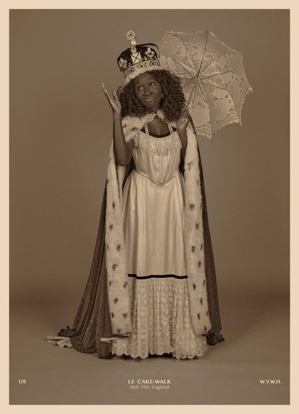 © Heather Agyepong - Le Cake-Walk: Rob This England (#1), 2020, Heather Agyepong. (Commissioned by The Hyman Collection)
